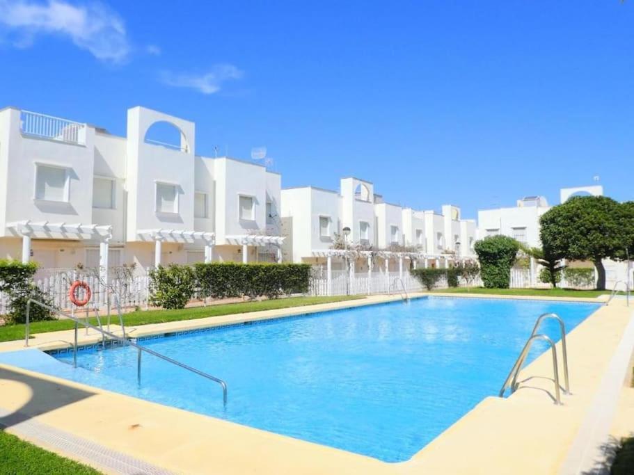 Duplex En Vera Playa Bagian luar foto