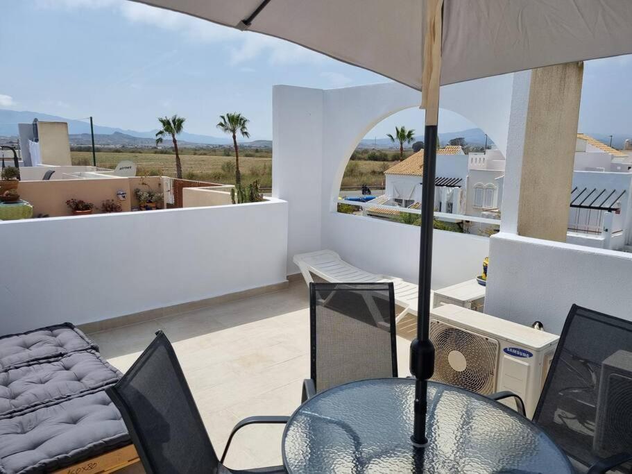 Duplex En Vera Playa Bagian luar foto