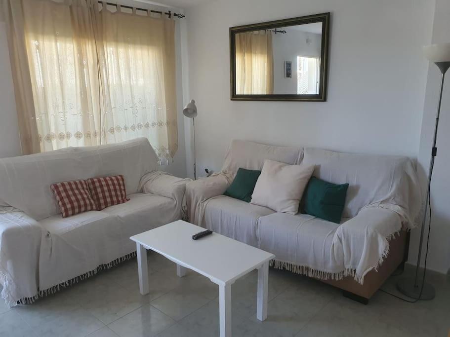 Duplex En Vera Playa Bagian luar foto